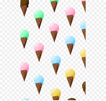 Ice Cream Cones Barquilla - Ice Cream Pattern Png 