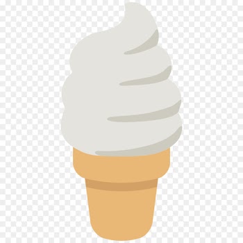 Ice Cream Cones Emoji Snow cone - CREAM 