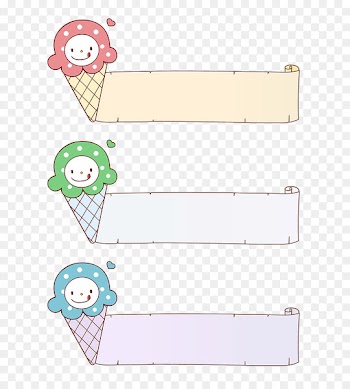 Ice Cream Cones Sundae Image - advisory frame 