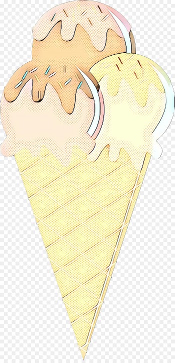Ice Cream Cones, Thumb, Yellow, Soft Serve Ice Creams PNG