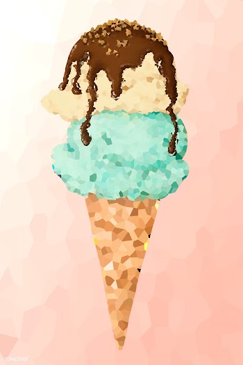 Ice cream crystallized style illustration | Free  illustration - 2347339
