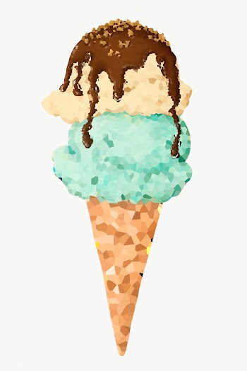 Ice cream crystallized style overlay | Free  transparent png - 2347220
