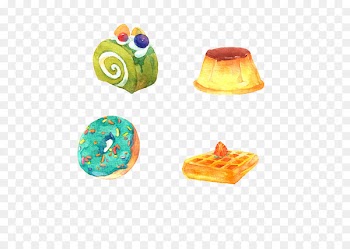 Ice cream Donuts Cupcake Dessert Illustration - cake 