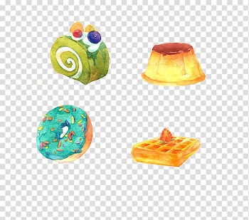 Ice cream Donuts Cupcake Dessert Illustration, cake transparent background PNG clipart