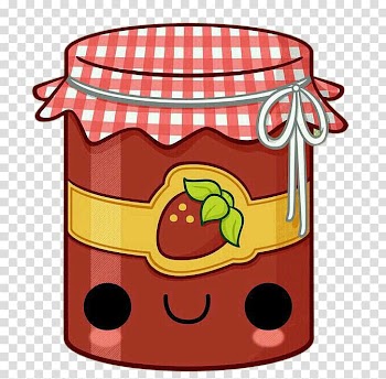 Ice cream Doughnut Jam sandwich Gelatin dessert Fruit preserves, Jam jar transparent background PNG clipart