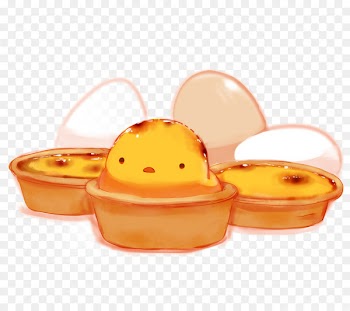 Ice cream Egg tart Torte - Chick egg tarts 
