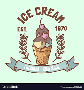 ice cream flat design