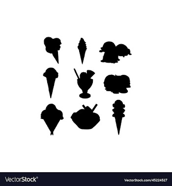 ice cream icon silhouette design