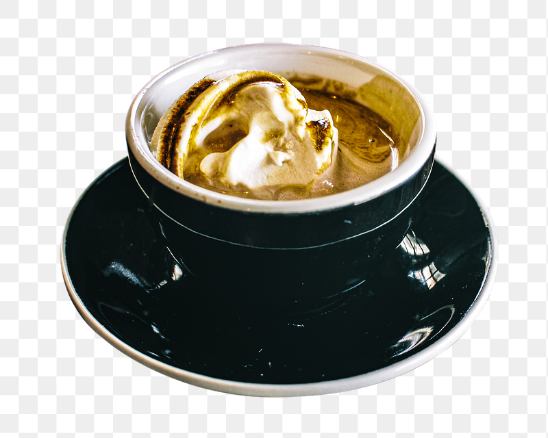 Ice cream in coffee png | Free PNG - rawpixel