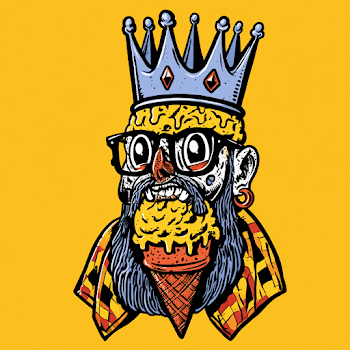 Ice Cream King Illustration