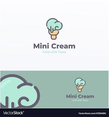 ice cream logo design
