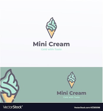 ice cream logo design