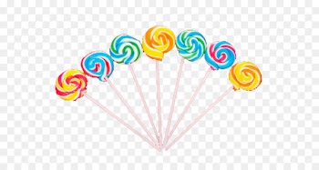 Ice cream Lollipop Confectionery Candy Food - Multicolored lollipops 