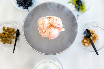 Ice Cream on Plate