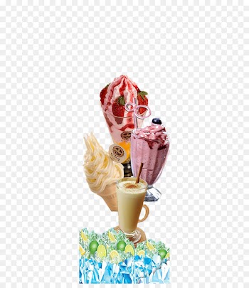 Ice cream Orange juice Milk tea - Delicious ice cream 