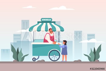 Ice cream shop concept