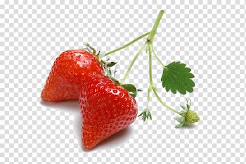 Ice cream Strawberry juice Aedmaasikas Fruit, Strawberry in kind transparent background PNG clipart