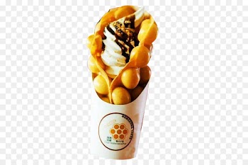 Ice cream Sundae Egg waffle Egg roll - Chocolate Eggs Ice Cream 