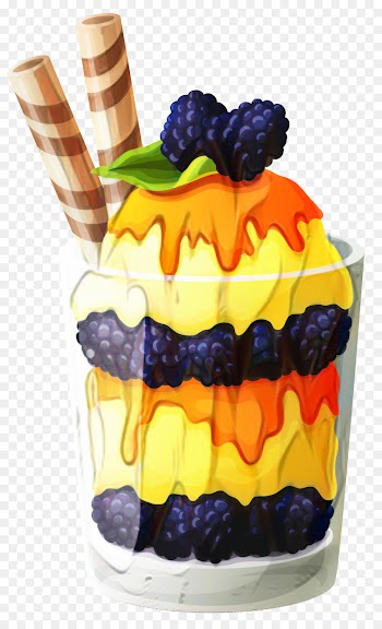 Ice Cream, Sundae, Ice Cream Cones, Food, Fruit PNG