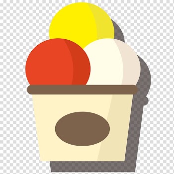 Ice cream Sundae, summer color ice cream ball transparent background PNG clipart