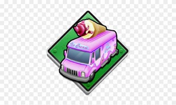 Ice Cream Truck - Cartoon Pizza Food Truck