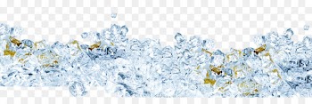 Ice cube - Frozen water drops creative three-dimensional effect free 