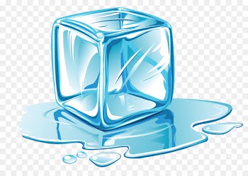 Ice cube Melting Clip art - Cartoon blue ice cubes 