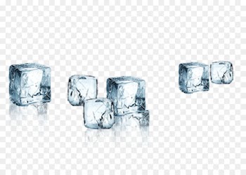 Ice cube - Transparent cube ice decoration pattern 