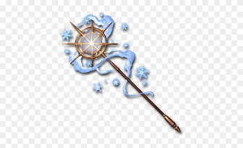 Ice Granblue Fantasy Wikia - Ice Staff Fantasy, HD Png Download ...