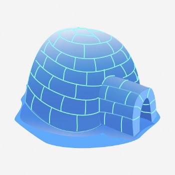 Ice igloo clipart illustration. Free | Free Photo - rawpixel