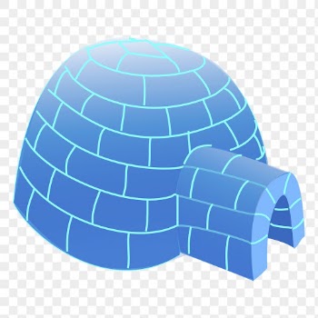 Ice igloo png sticker illustration, | Free PNG - rawpixel