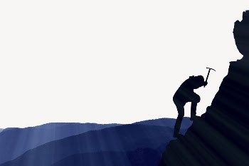 Ice mountain climber border, adventure | Free PSD - rawpixel