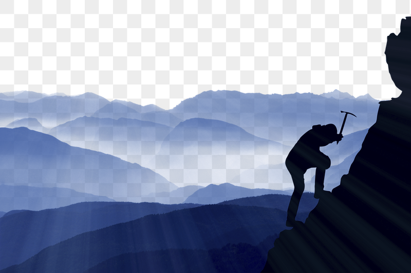 Ice mountain climber png border, | Free PNG - rawpixel