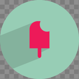 Icecream bite Icon | Food & Drinks Iconset | GraphicLoads
