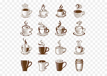 Iced coffee Cappuccino Tea Coffee cup - Vector coffee cup 