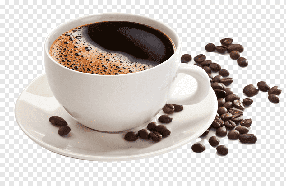 Iced coffee Latte Tea Cafe, Cup of coffee beans, black ceramic cup filled with brown coffee, food, coffee Shop, coffee png