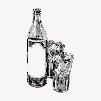 Iced cola drawing, vintage beverage | Free Vector - rawpixel