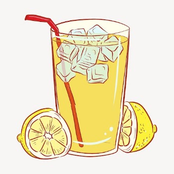 Iced lemonade, beverage illustration. Free | Free Photo - rawpixel
