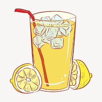 Iced lemonade clipart, beverage illustration | Free PSD - rawpixel