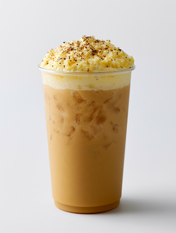 Iced Zen Cloud Oolong Tea with Mango Creamy Foam
