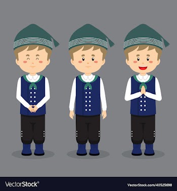 iceland character with various expression