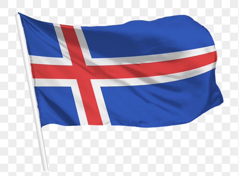 Iceland flag png waving, national | Free PNG - rawpixel