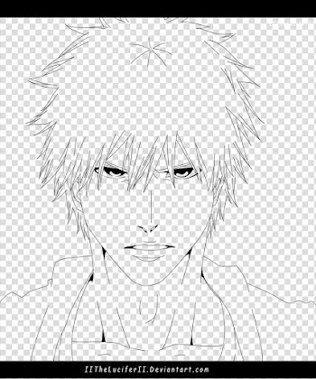 Ichigo Line Art transparent background PNG clipart