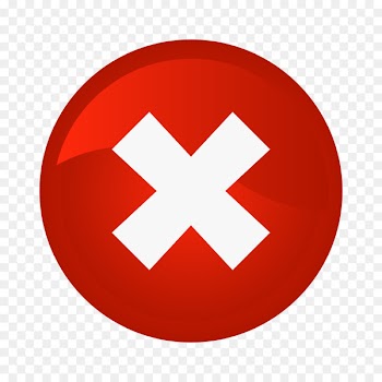 ICO Font Awesome Scalable Vector Graphics Icon - Red X word NO vector material 