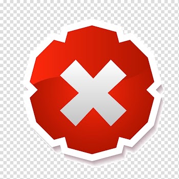 ICO Icon, Jagged white side X word NO material transparent background PNG clipart
