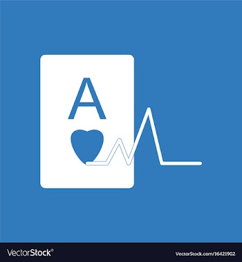 Icon ace of hearts silhouette vector image