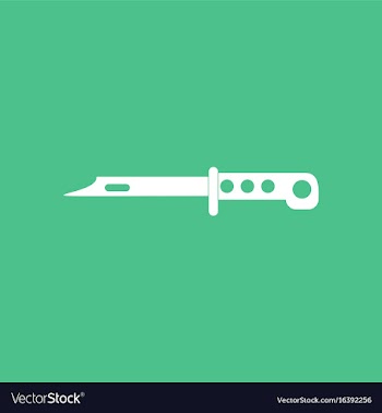 Icon army knife vector image