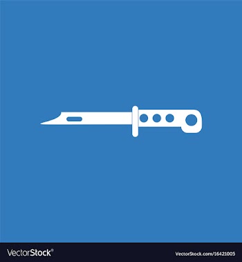 Icon army knife vector image