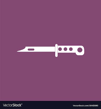 Icon army knife vector image
