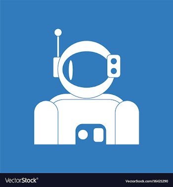 Icon astronaut suit vector image